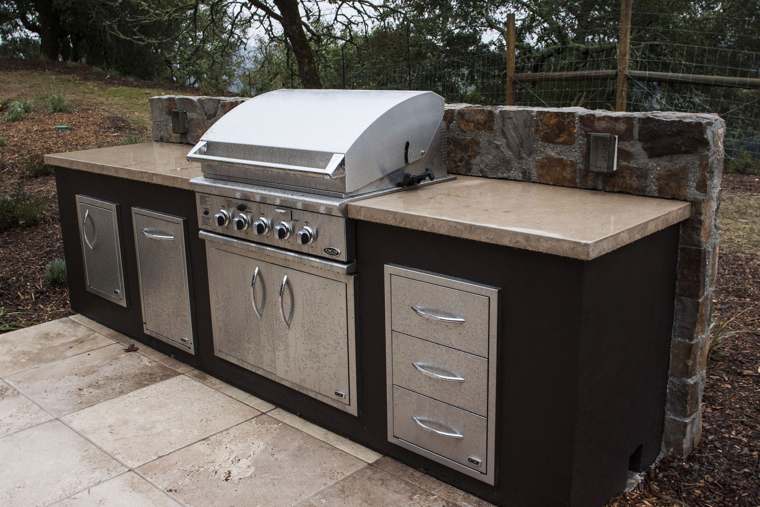 Concrete Outdoor Barbecue
