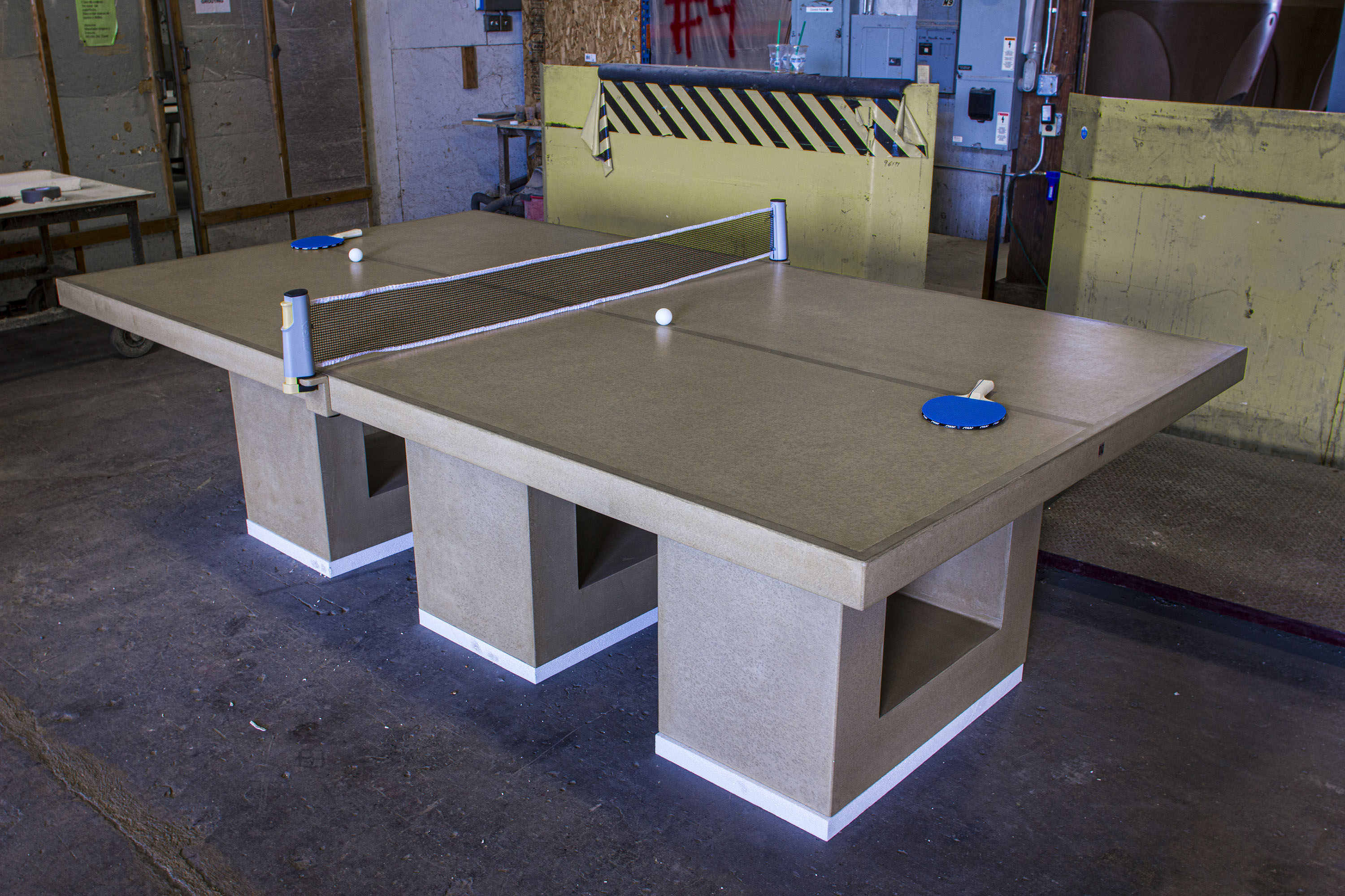 All-Concrete Ping Pong Table