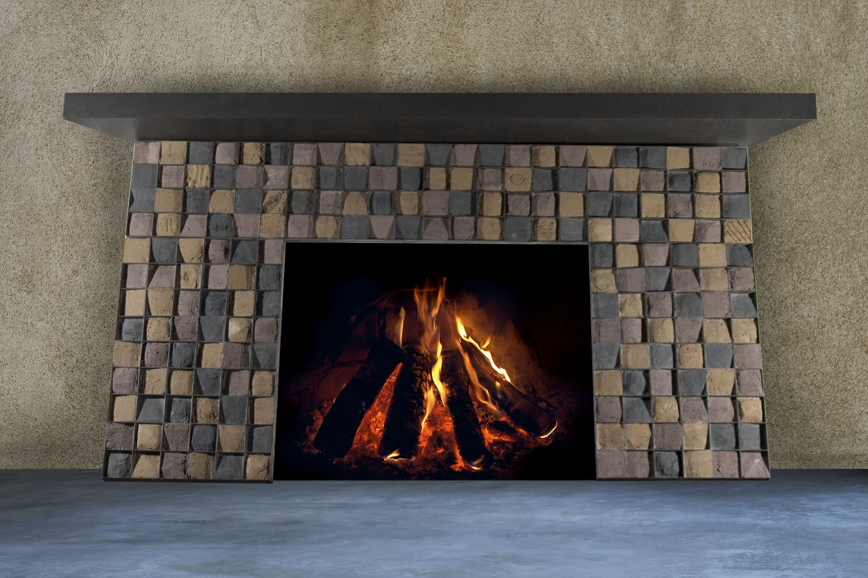 FPS01 | Urban Concrete Fireplace Surround