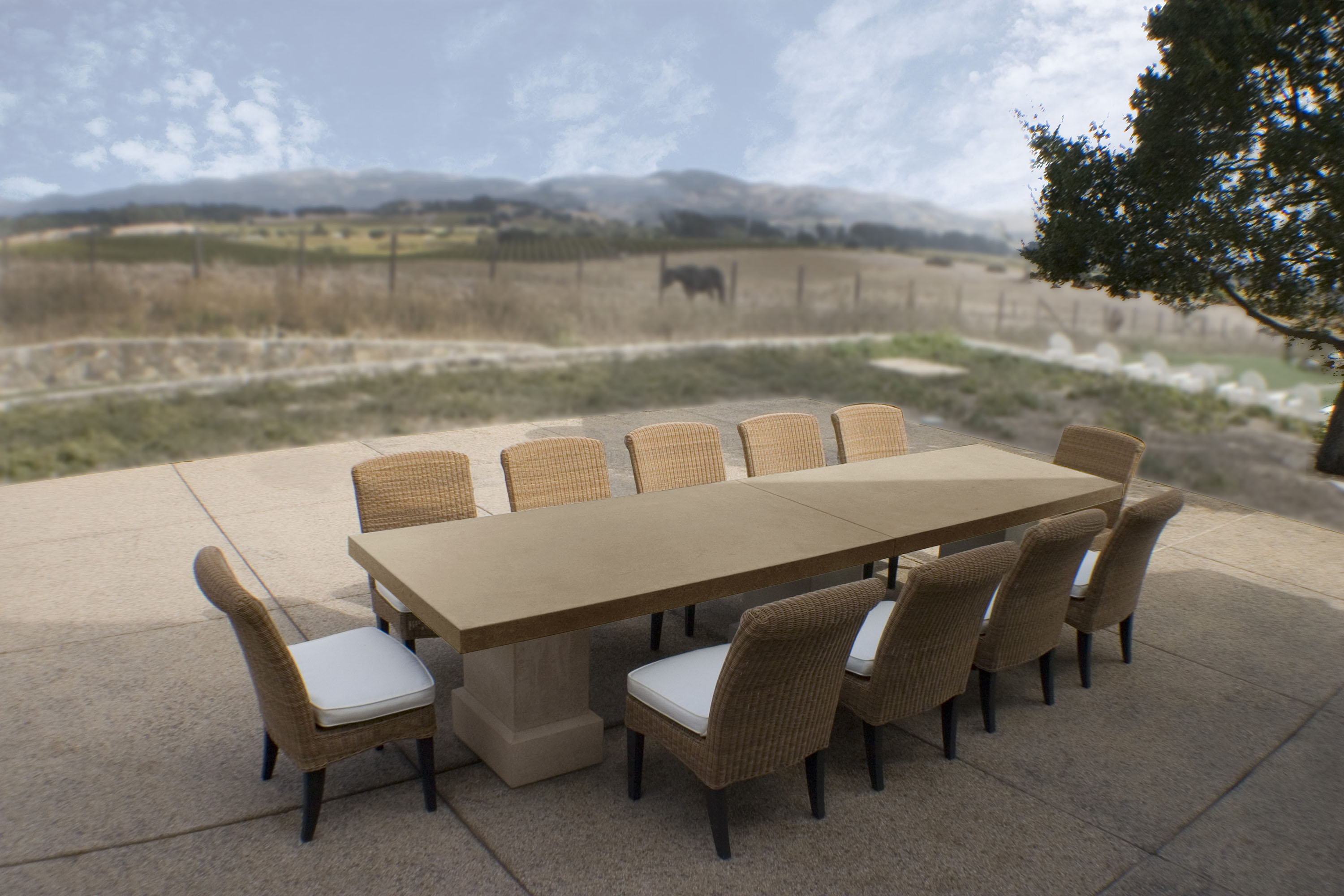 Indoor / Outdoor Concrete Table