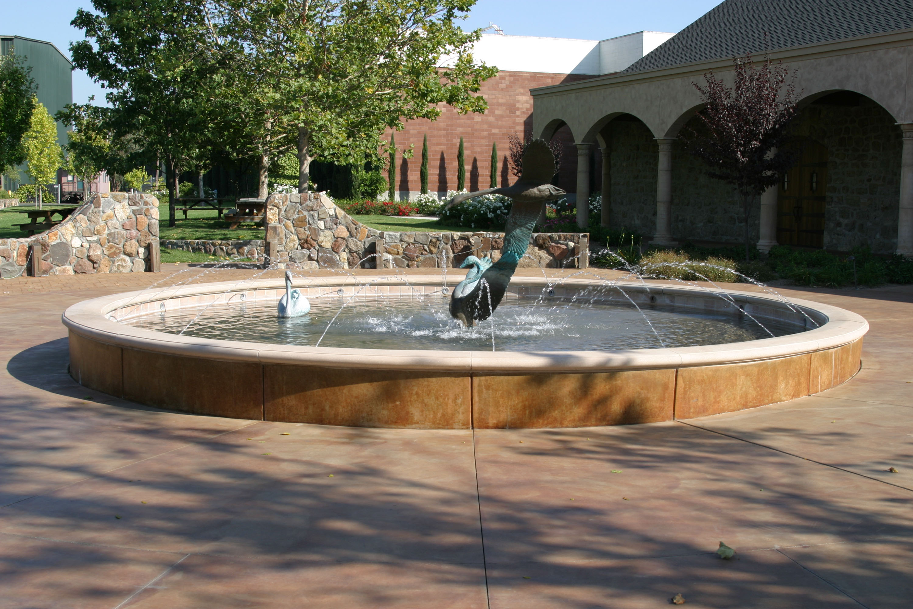 Custom Concrete Fountain Surround