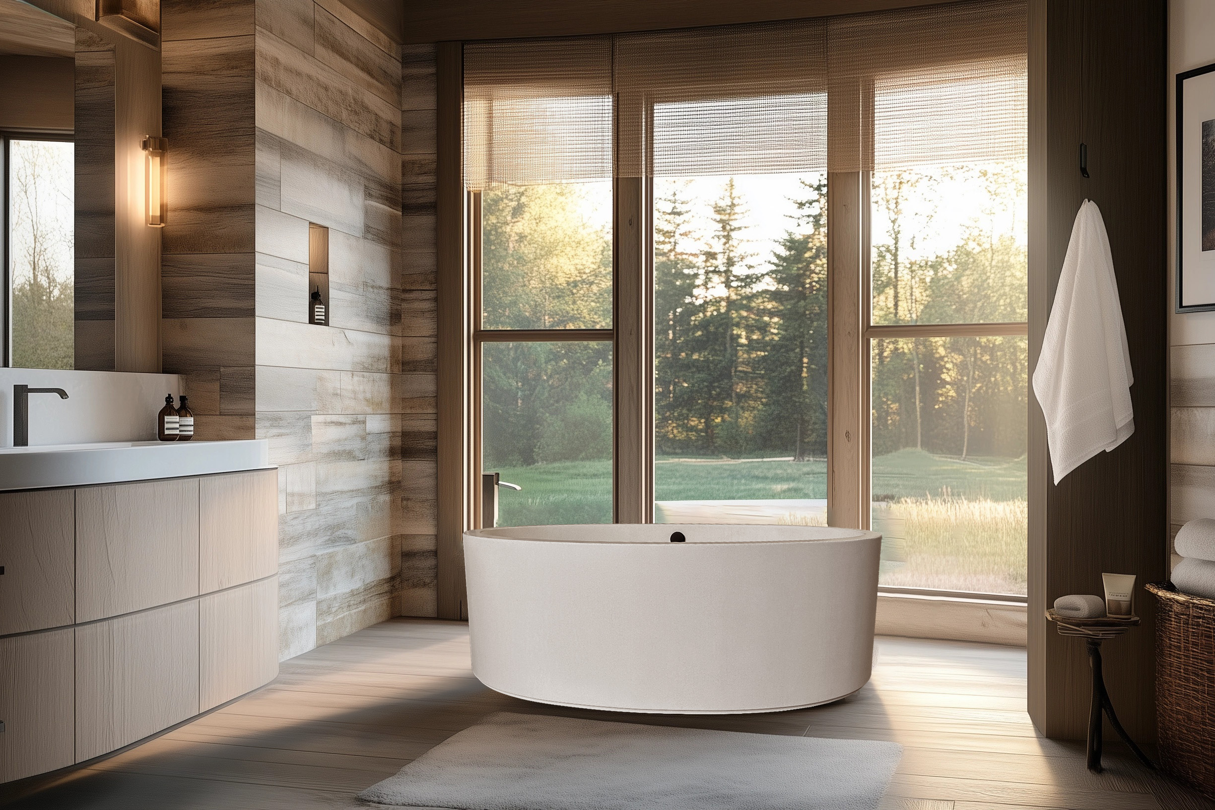 Tranquility Urban Concrete Soaking Tub