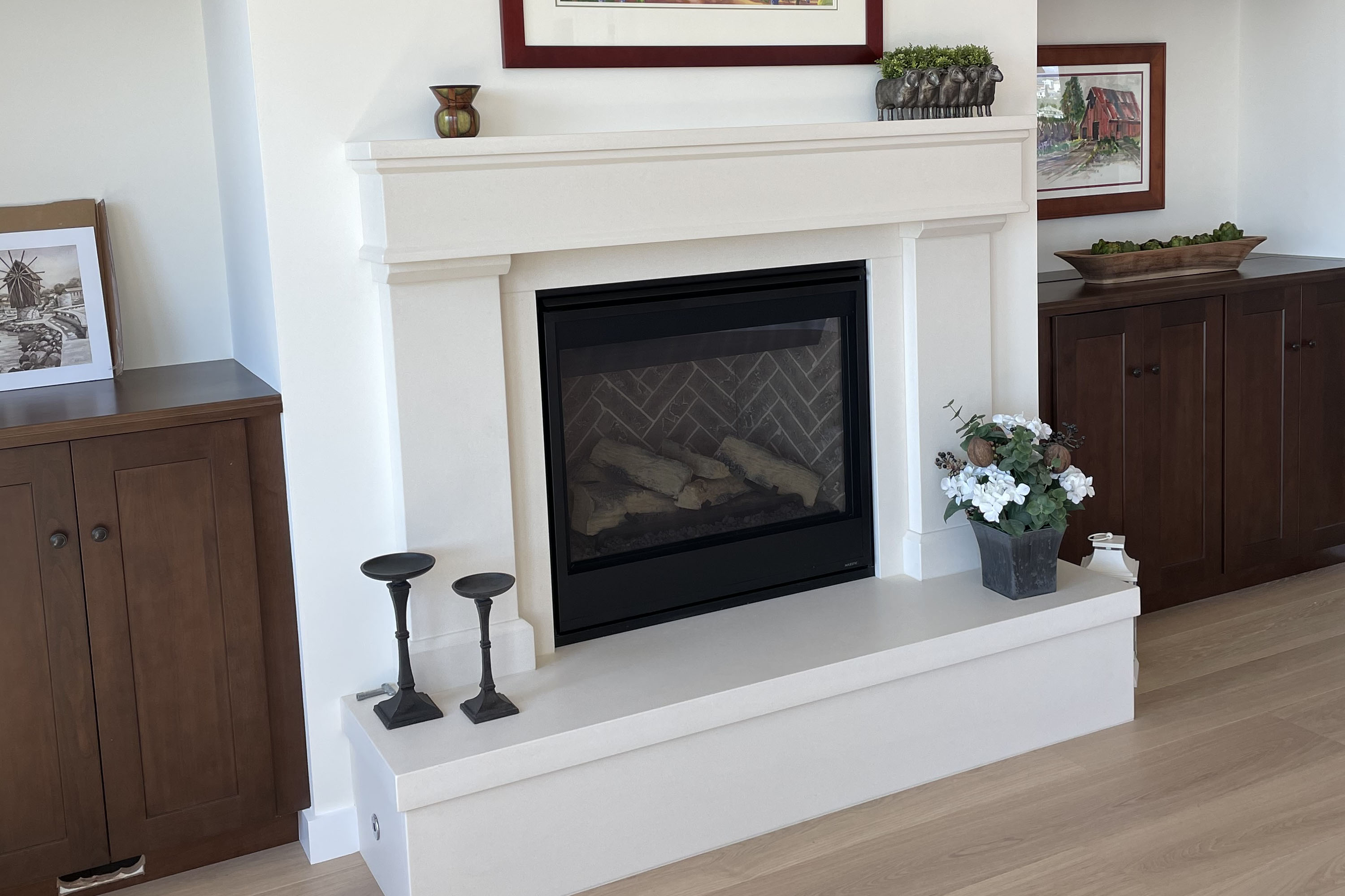 FPS37 | Traditional Concrete Fireplace Surround